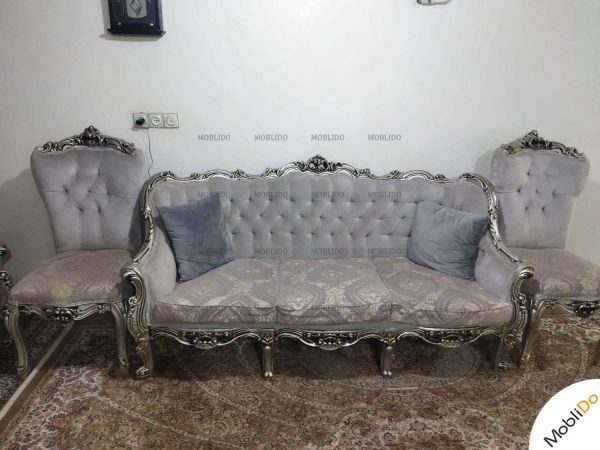 مبل سلطنتی ۸نفره لاکچری و بسیار زیبا