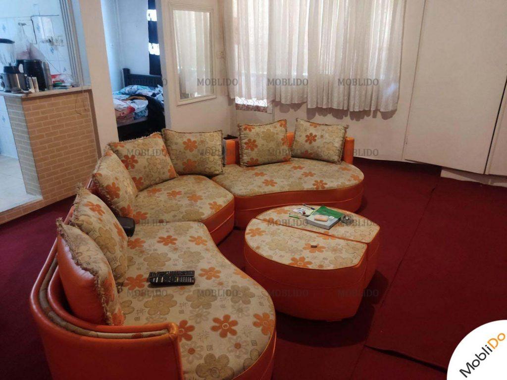 مبل ۵ نفره نارنجی فانتزی