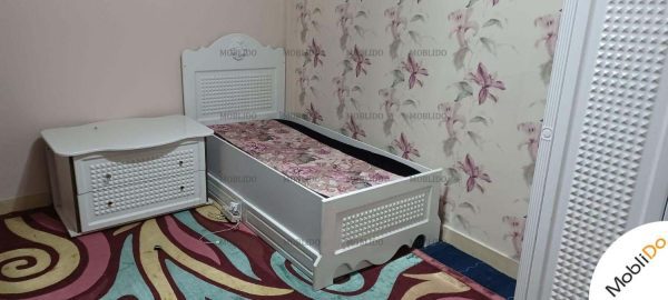 تختخواب و کمد سفید مناسب تمامی سلایق