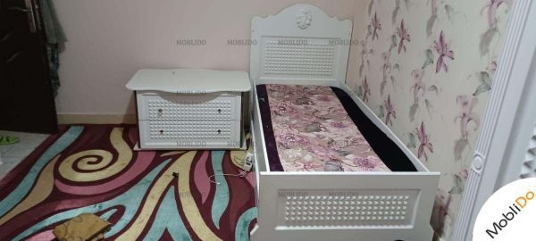 تختخواب و کمد سفید مناسب تمامی سلایق
