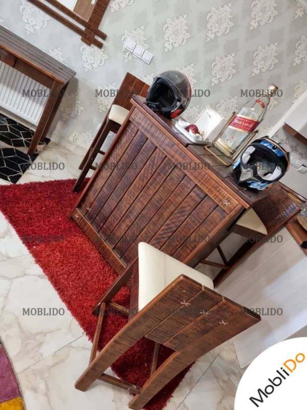 سرویس تختخواب دو نفره با چوب اصل ساخت هند