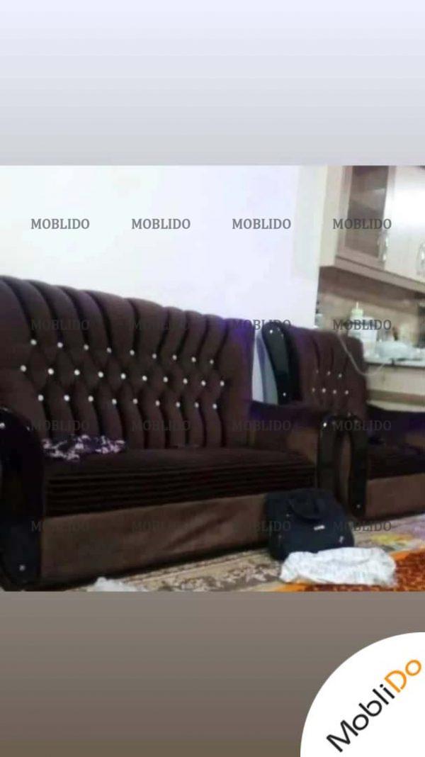مبل راحتی همراه میز و گل میز