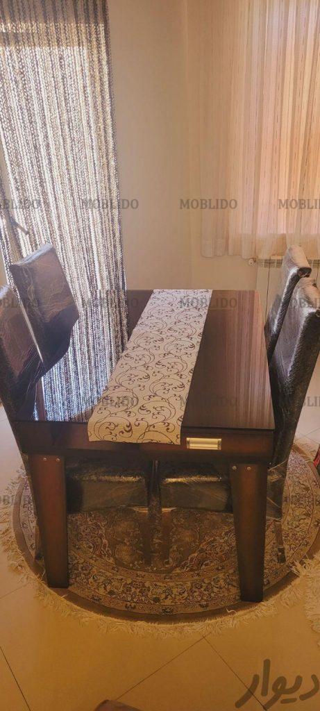 میز و صندلی ناهارخوری ۴ نفره mdf