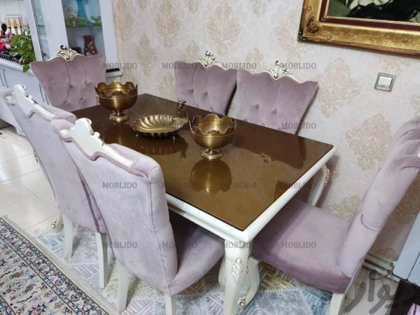 میز و صندلی نهارخوری ۶ نفره