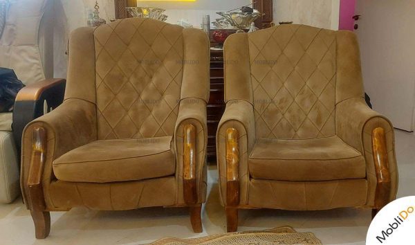مبل راحتی با چوب درجه یک