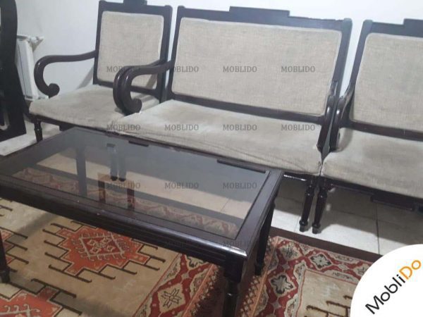 مبلمان کلاسیک ۸ نفره با چوب قوی و محکم