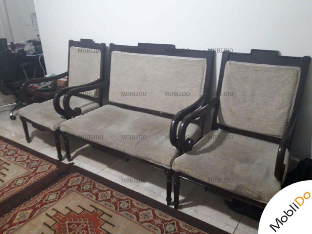 مبلمان کلاسیک ۸ نفره با چوب قوی و محکم
