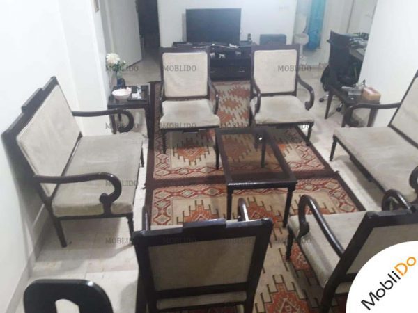 مبلمان کلاسیک ۸ نفره با چوب قوی و محکم