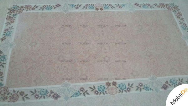 فرش گل برجسته تمیز درحدنو با رنگ و طرح عالی