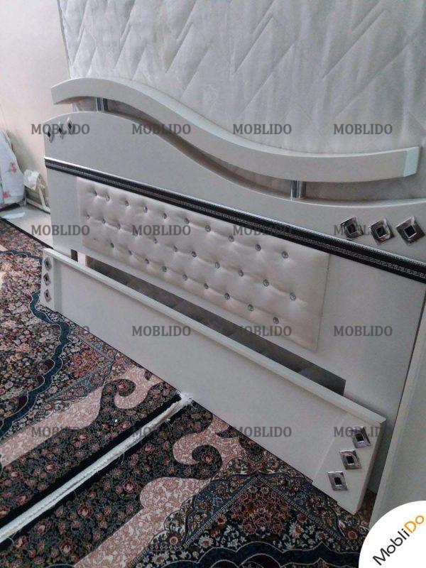 تختخواب ۲ نفره با تشک خوشخواب تمیز و نو