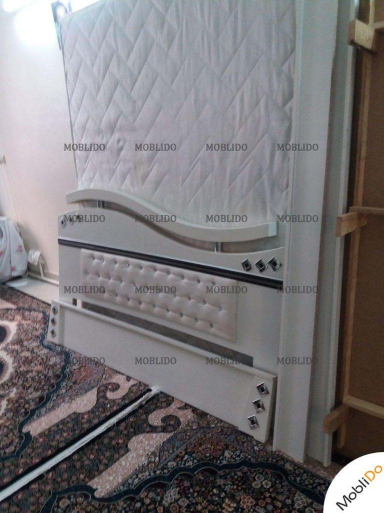 تختخواب ۲ نفره با تشک خوشخواب تمیز و نو