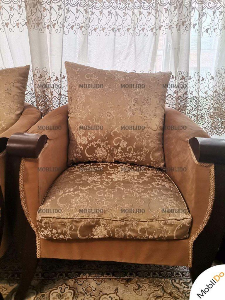 مبل راحتی ۷ نفره سالم و پارچه درجه یک