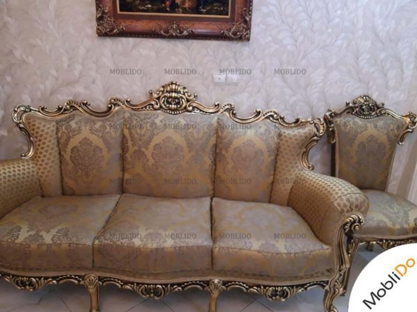 مبل استیل کلاسیک به همراه ناهار خوری شیک و فوق العاده