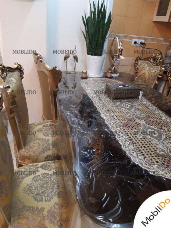 مبل استیل کلاسیک به همراه ناهار خوری شیک و فوق العاده