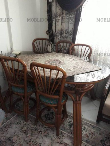 مبل و میز ناهار خوری بامبو