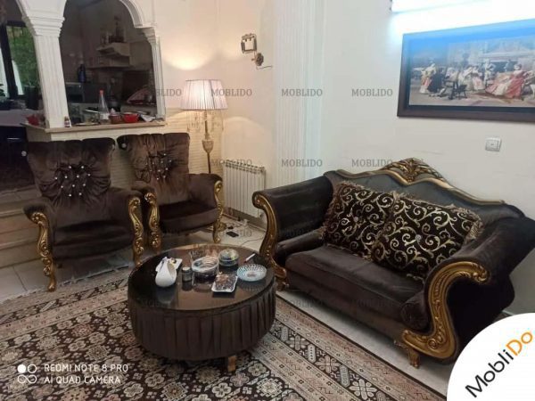 مبل چهار نفر همراه میز گرد
