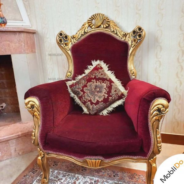 مبل استیل۷نفره با غذاخوری ۶ نفره باجلومبلی و ۲عسلی