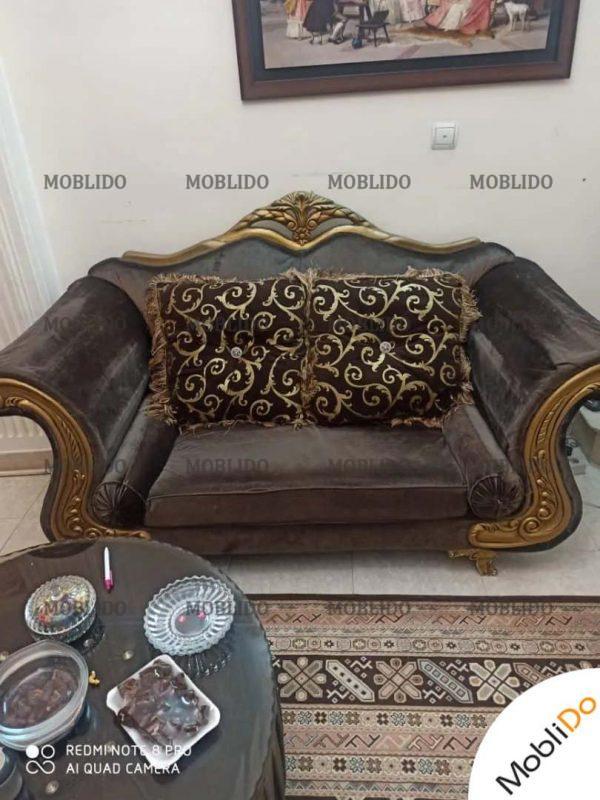 مبل چهار نفر همراه میز گرد