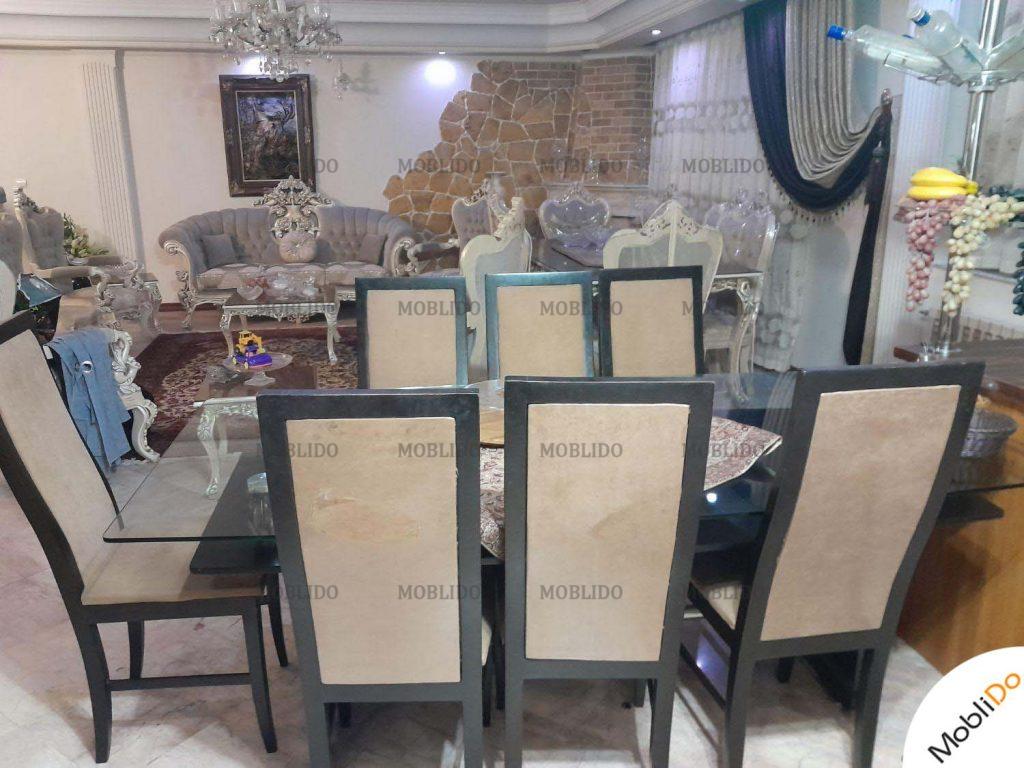 میز نهار خوری و صندلی اشپزخانه سالم