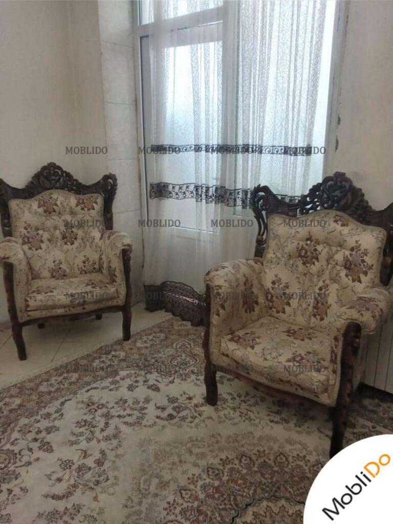 مبل ۹نفره استیل کلاسیم با چوب درجه یک