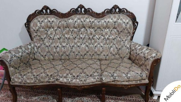 مبل ۷ نفره استیل بدون ایراد سالمه سالم