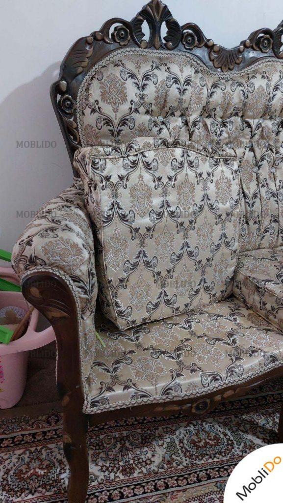 مبل ۷ نفره استیل بدون ایراد سالمه سالم