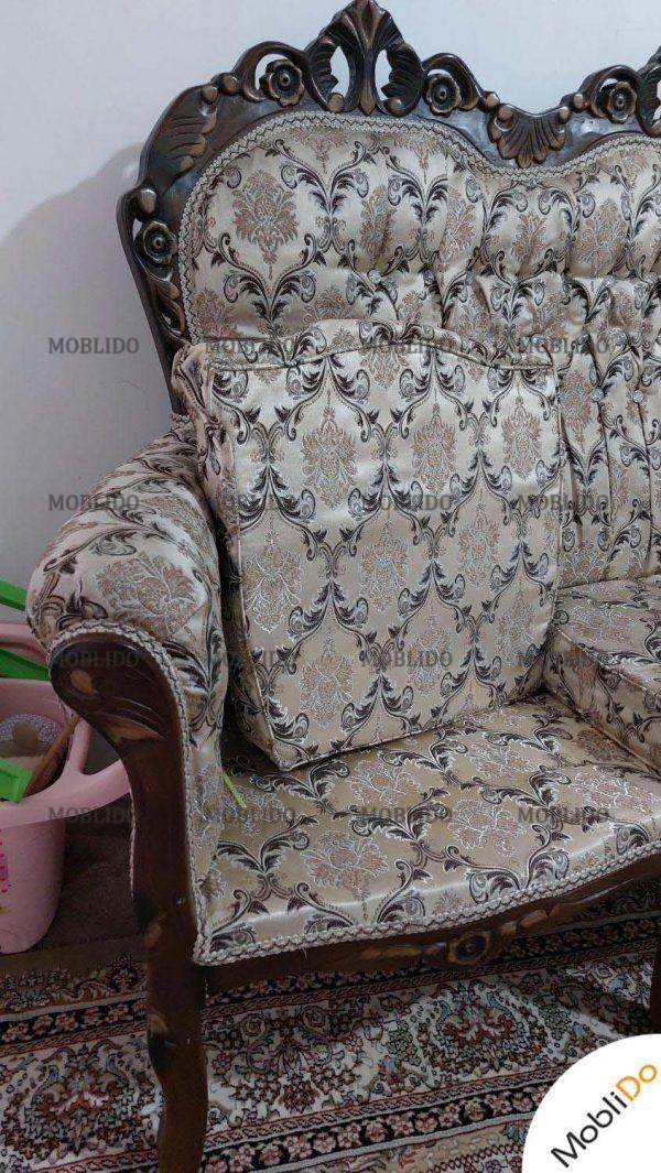 مبل ۷ نفره استیل بدون ایراد سالمه سالم