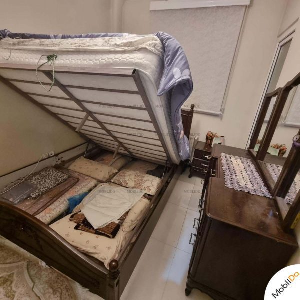 سرویس خواب چوبی ۱۶۰جکدار