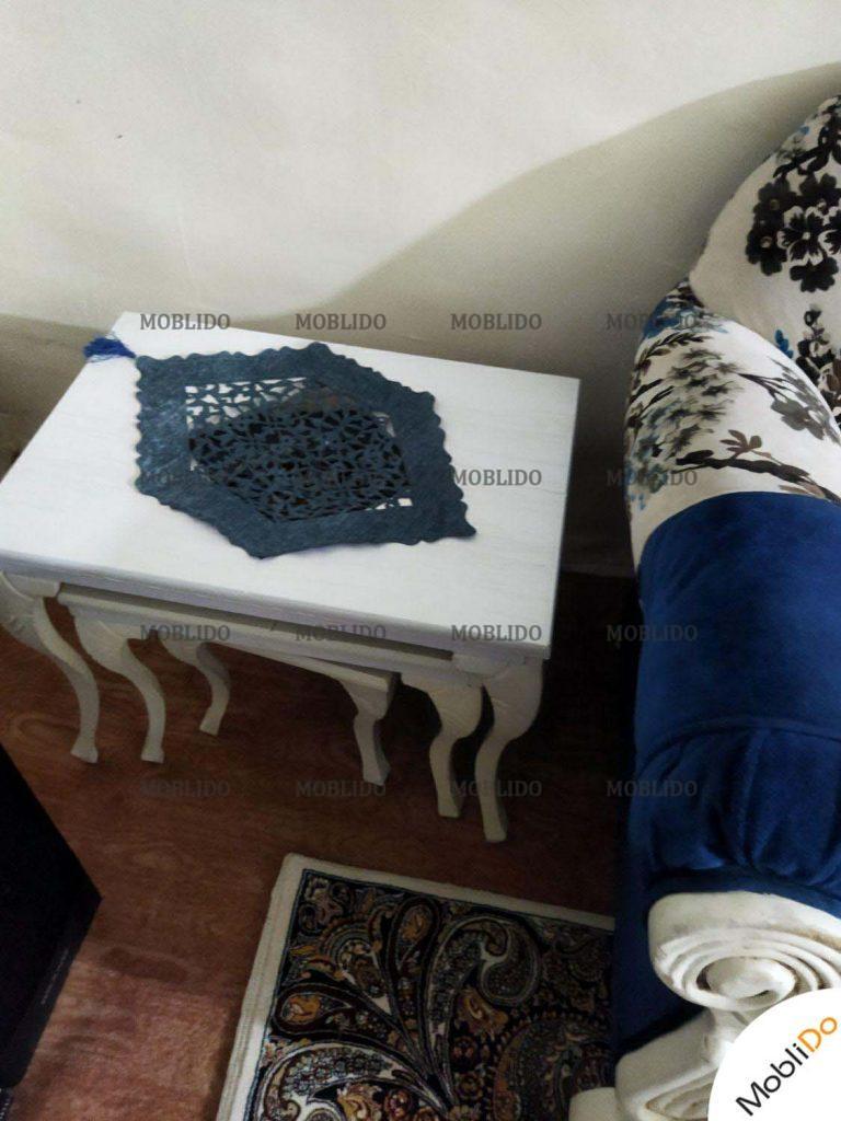 مبل هفت نفره سرمه ای شیک