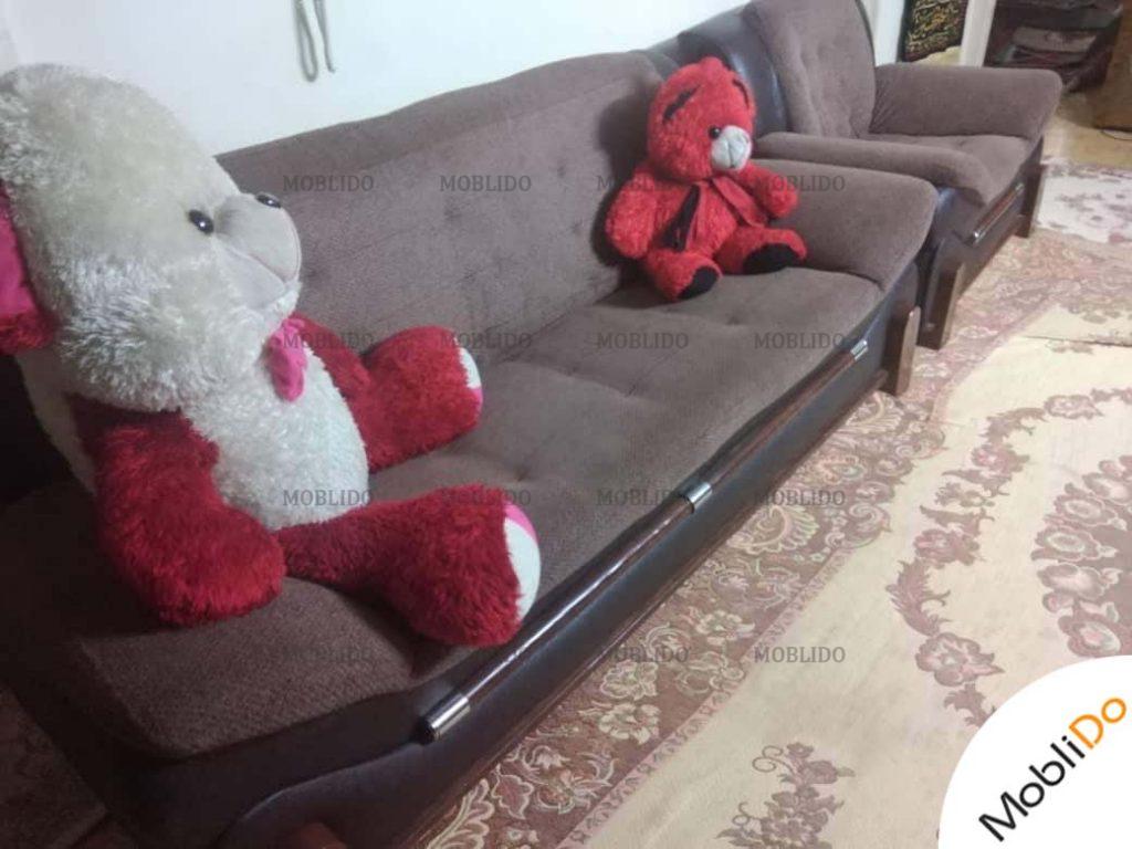 مبل راحتی ۷ نفره در حد نو و خیلی تمیز