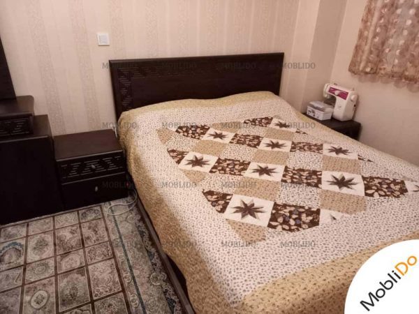 سرویس کامل اتاق خواب با چوب قهوه ای سیر
