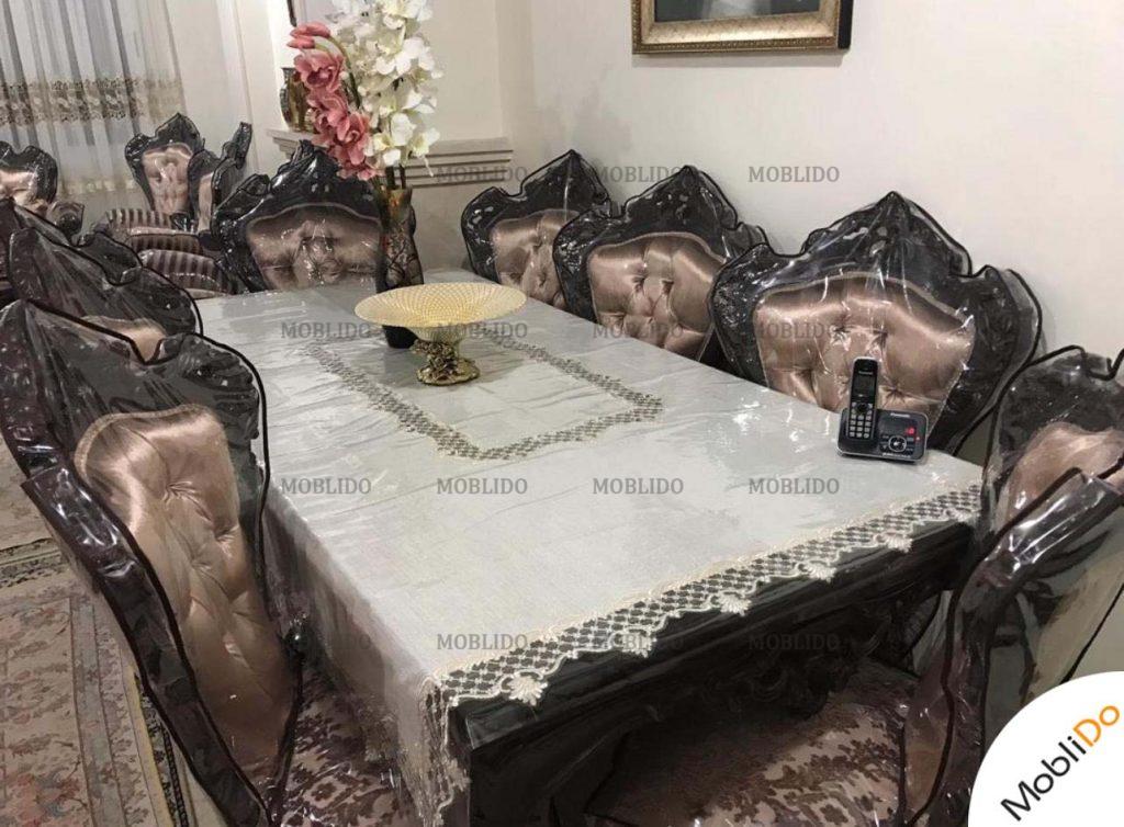 مبل میزناهارخوری بوفه استیل شیک