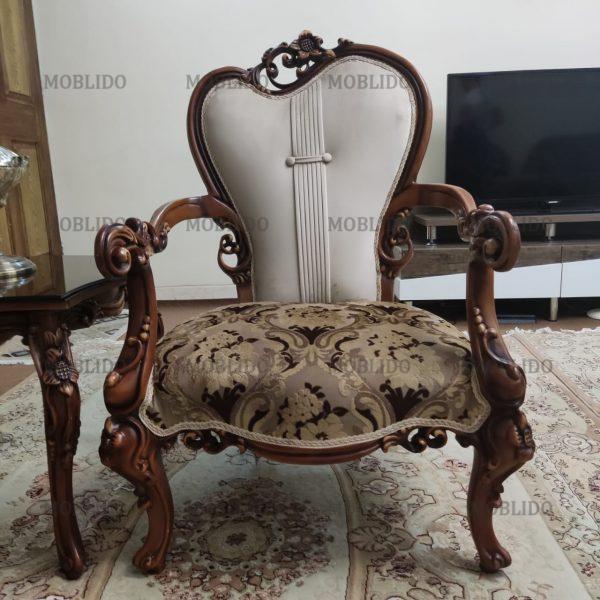 مبل کلاسیک ۷ نفره و میز ناهار خوری۶ نفره درحدنو