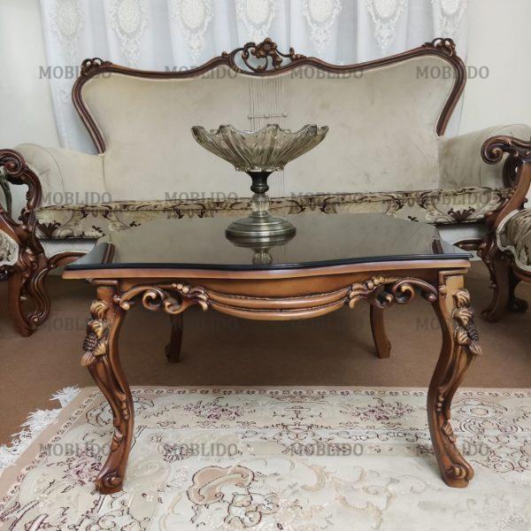 مبل کلاسیک ۷ نفره و میز ناهار خوری۶ نفره درحدنو