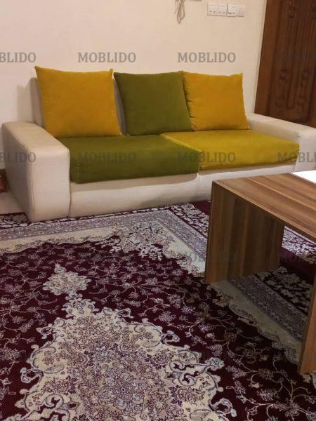 مبل راحتی و میز جلومبلی و میز tv