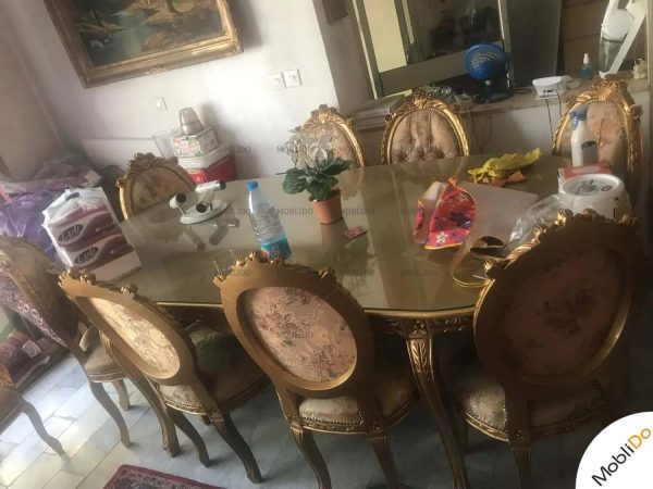 میز و مبل عسلی طلایی