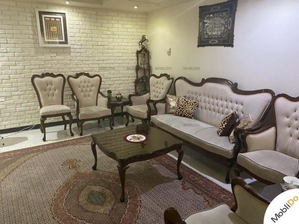 ست کامل مبلمان استیل کلاسیک نو و لاکچری