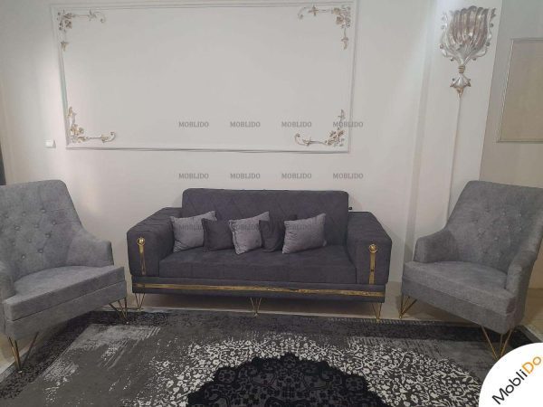 مبل راحتی لمسه نوک مدادی ساده و شیک