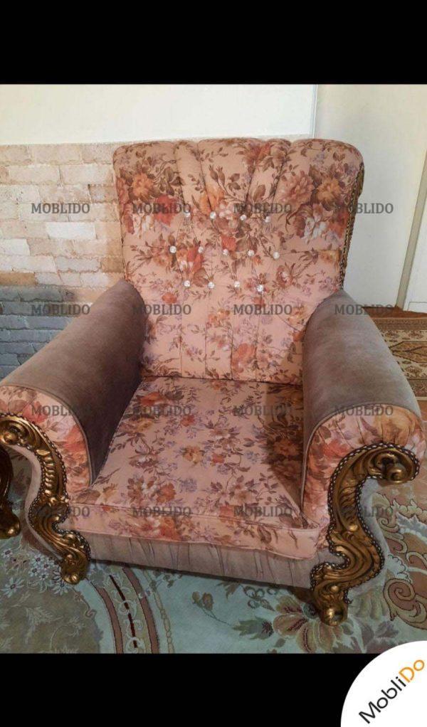 مبل ۷ نفره کلاسیک با میز عسلی