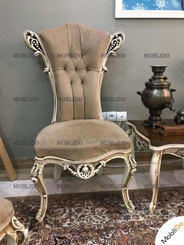 مبل کلاسیک ٩ نفره راش و ناهار خوری در حد