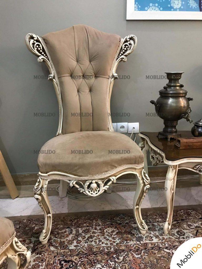 مبل کلاسیک ٩ نفره راش و ناهار خوری در حد