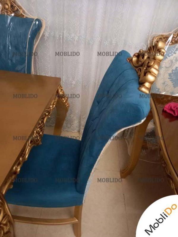 میزوصندلی ناهارخوری ۴نفره طلایی