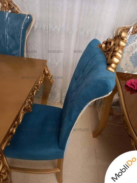 میزوصندلی ناهارخوری ۴نفره طلایی