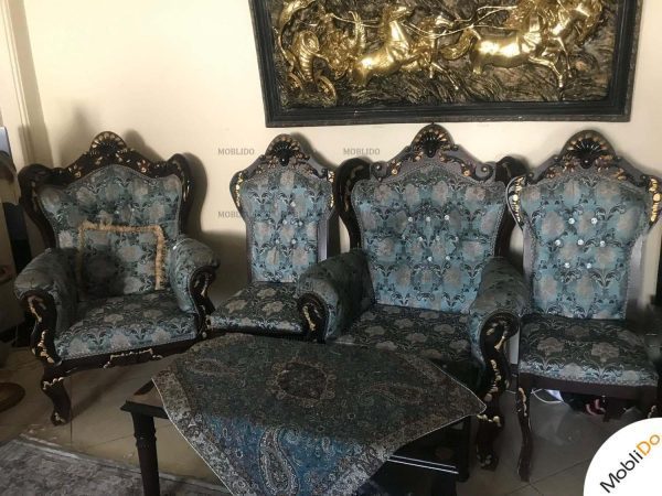 مبل ۹نفره استیل جنس عالی