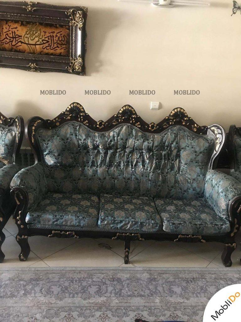 مبل ۹نفره استیل جنس عالی