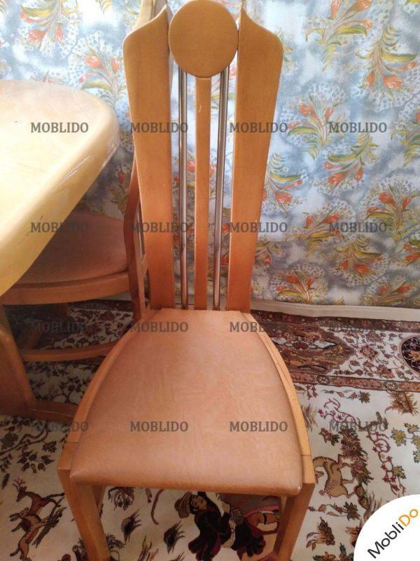 میزوصندلی ناهارخوری رنگ چوب سالم