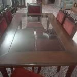 میزوصندلی ناهارخوری شش نفره از چوب راش مقاوم