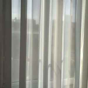پرده حریر نو نو بسیار شیک و رنگ شیری