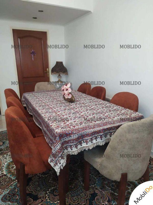 مبلمان ۷نفره به همراه میز ناهارخوری ۸نفره