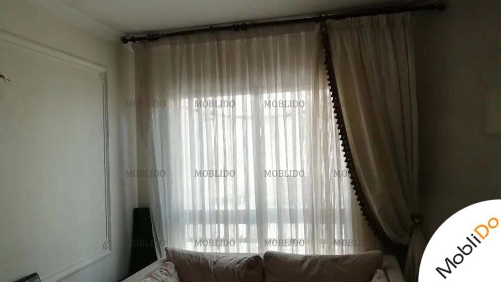 پرده حریر شاین دار خارجی